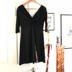 Zara Black Mid Sleeve Dress